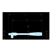 Facom Poignée articulée 3/8" 260 mm-3