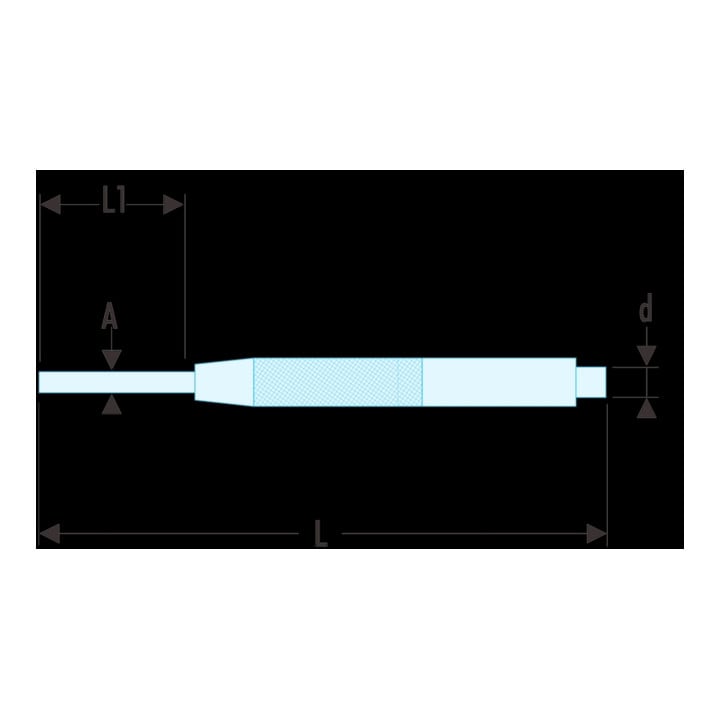 Facom Pointeau avec douille guide 1,9 mm
