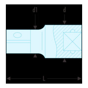 Facom Prolunga 1/2" 250 mm-3