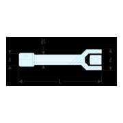 Facom Prolunga 1" 415mm-3