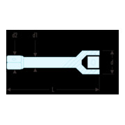 Facom Prolunga 3/8" 75 mm-3