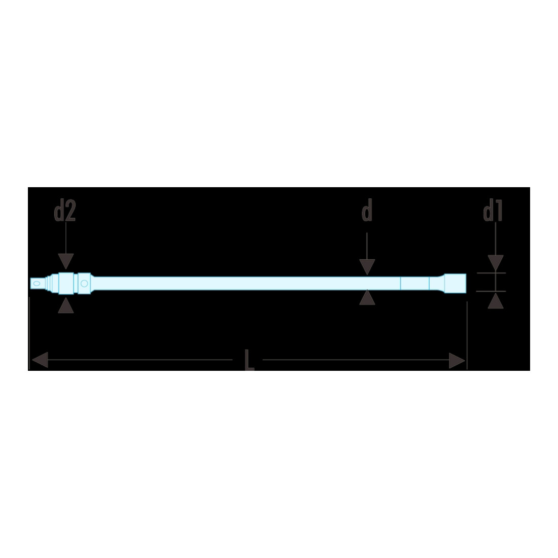 Facom Prolunga 3/8" 75 mm