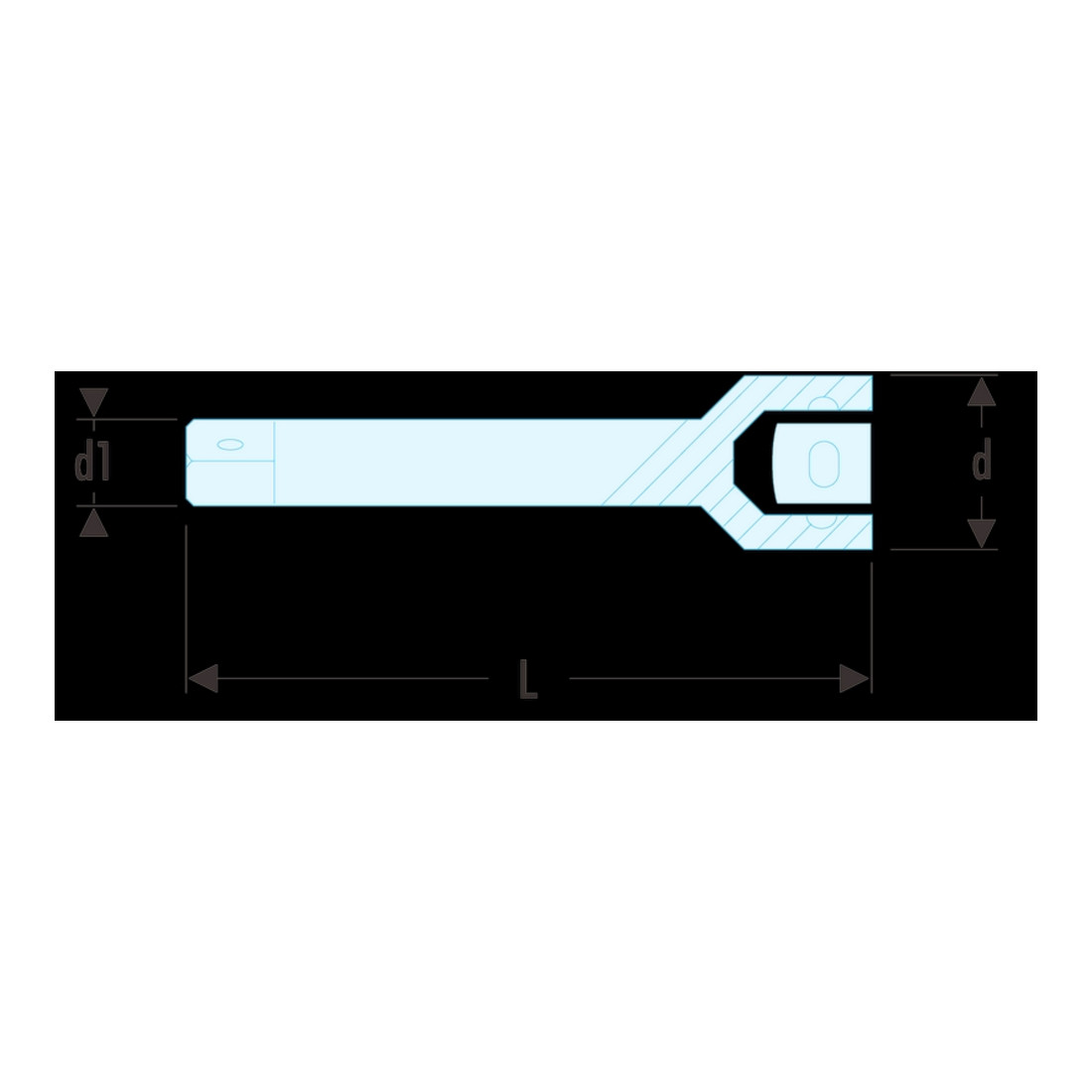 Facom Prolunga flessibile 1/4" 150mm