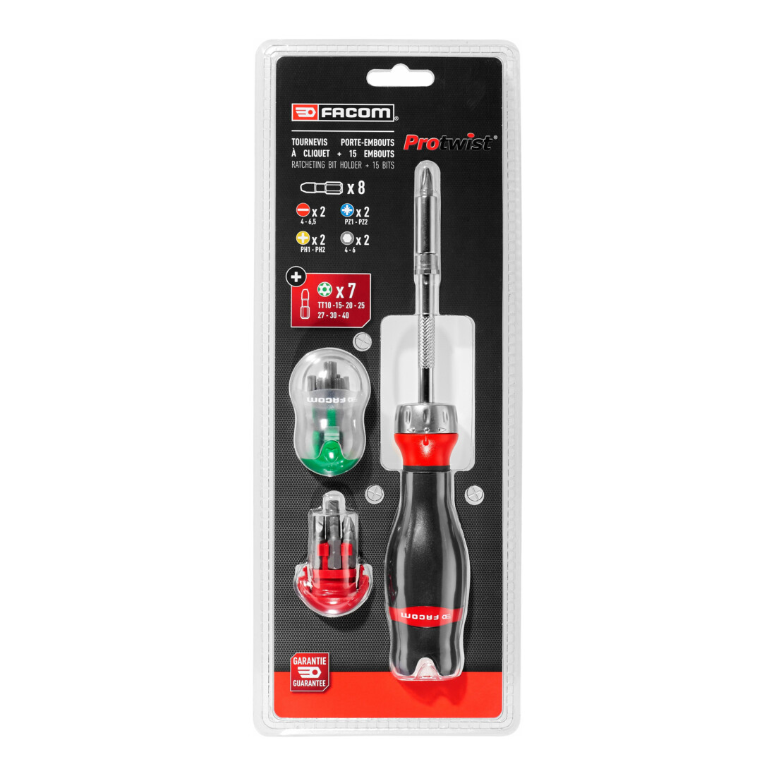 Facom PROTWIST bithouder met 15 bits