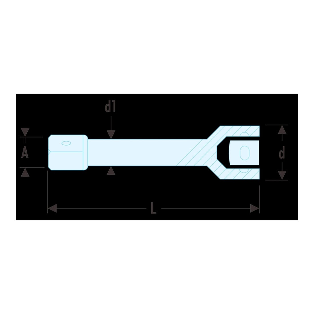 Facom Rallonge 1" 200 mm