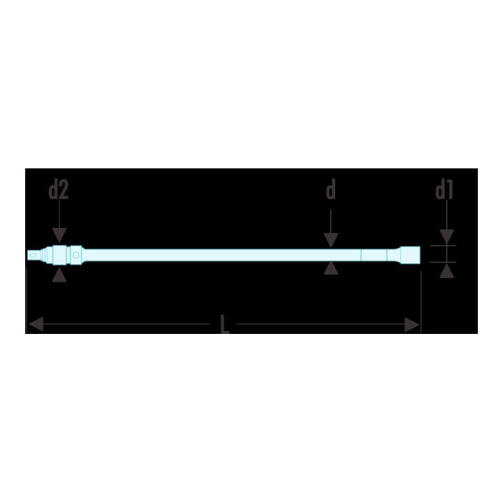 Facom Rallonge 1/4" 55 mm