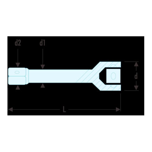Facom Rallonge 3/8" 125 mm