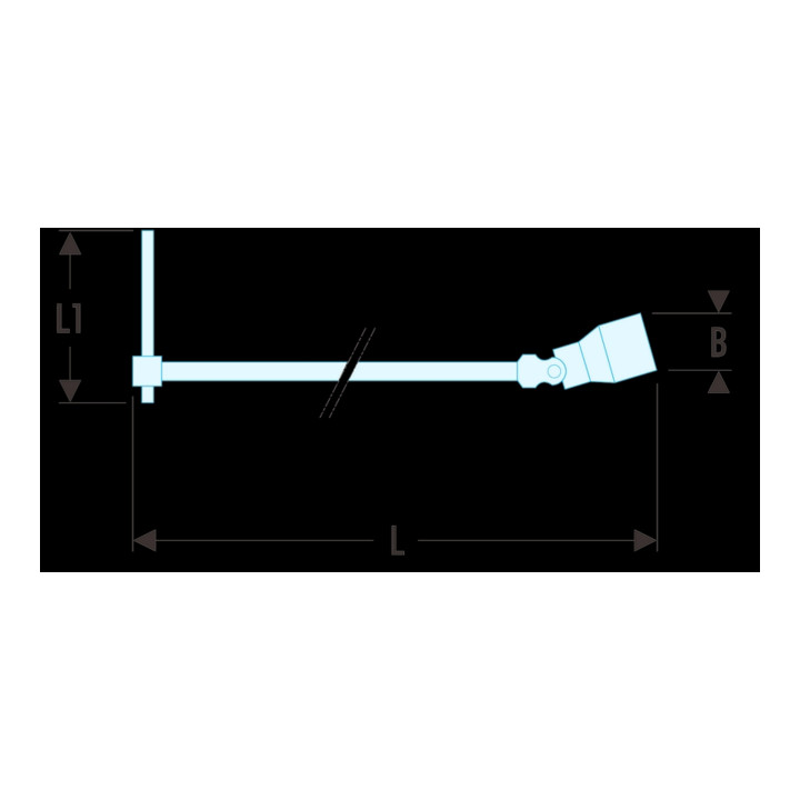 Facom Ratelsleutel met T-greep 13 mm