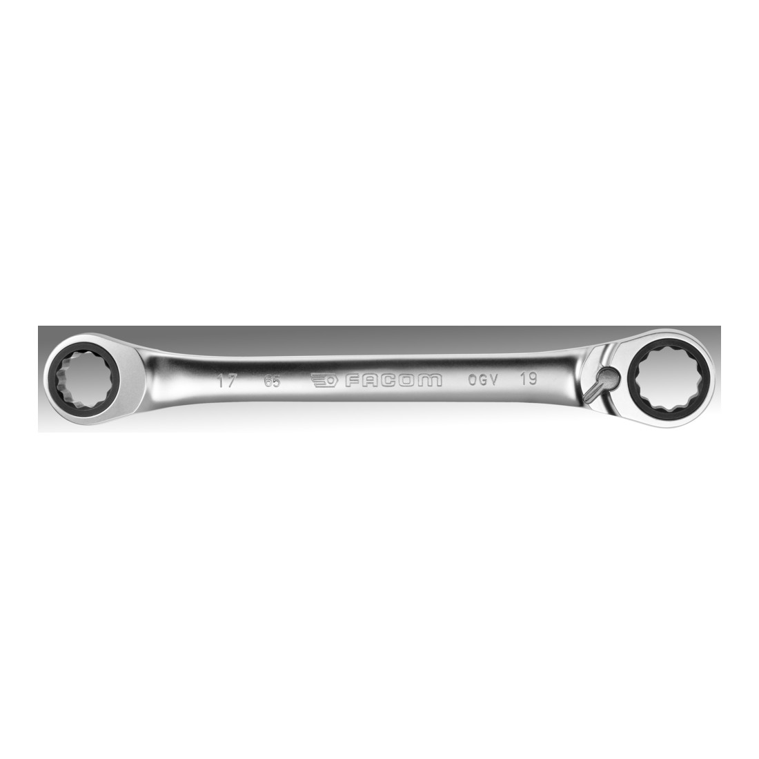 Facom Ratelsringsleutel gebogen 8x9 mm