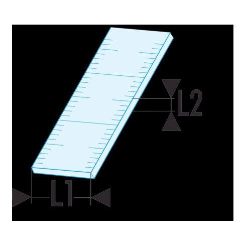 Facom Règle flexible en acier inoxydable SLS - 200 mm