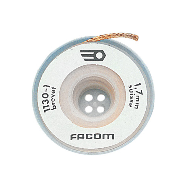 Facom Ruban de dessoudage 1,6 mm x 1,6 m