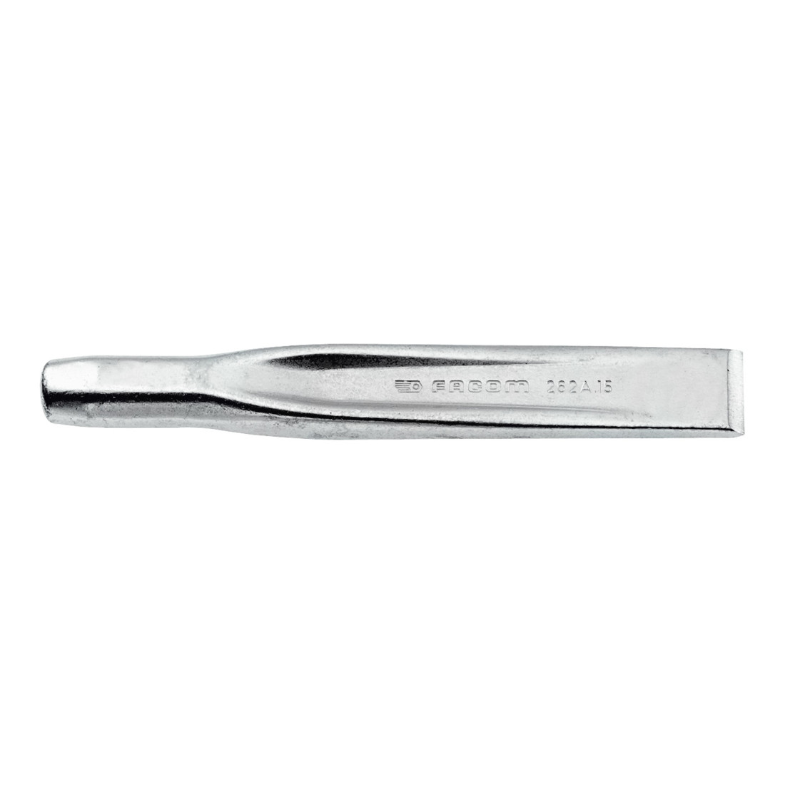 Facom Scalpello piatto profilo concavo testa tonda 21mm