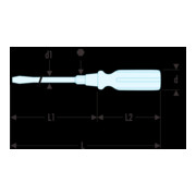 Facom Schraubendreher mit Holzgriff 5,5 mm-3