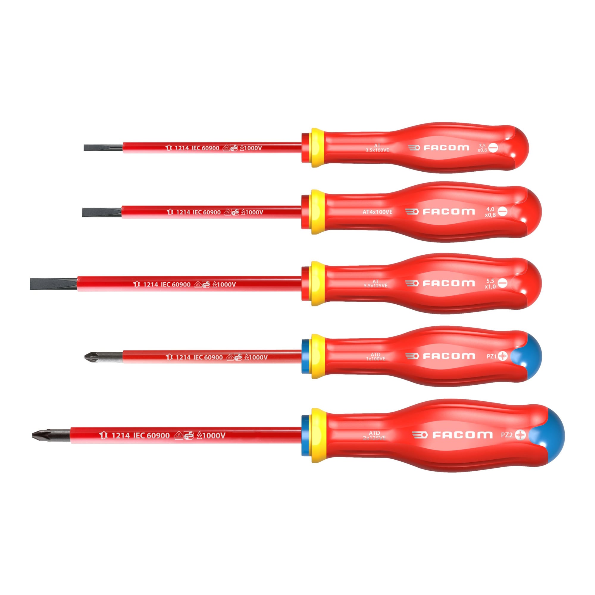 Facom Schraubendreher PROTWIST 1000V 5-tlg