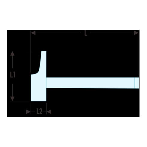 Facom Schreinerhammer mit Hickory-Stiel 26 mm