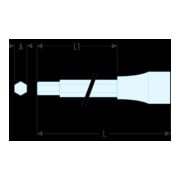Facom Schroefbits 1/2" Zeskant 6 mm-3