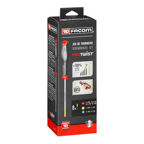Facom Schroevendraaier PROTWIST Set 8-delig