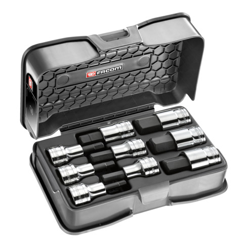 Facom Schroevendraaier Sets 1/2 inch zeskant 9-delig