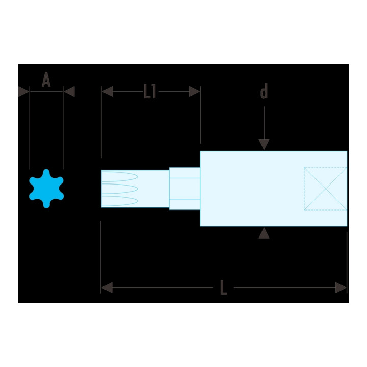 Facom Schroevendraaierbit 1/4" TX T20