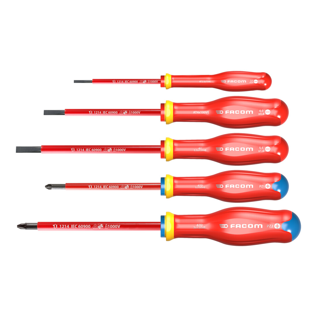 Facom Schroevendraaierset 5-delig 1000V