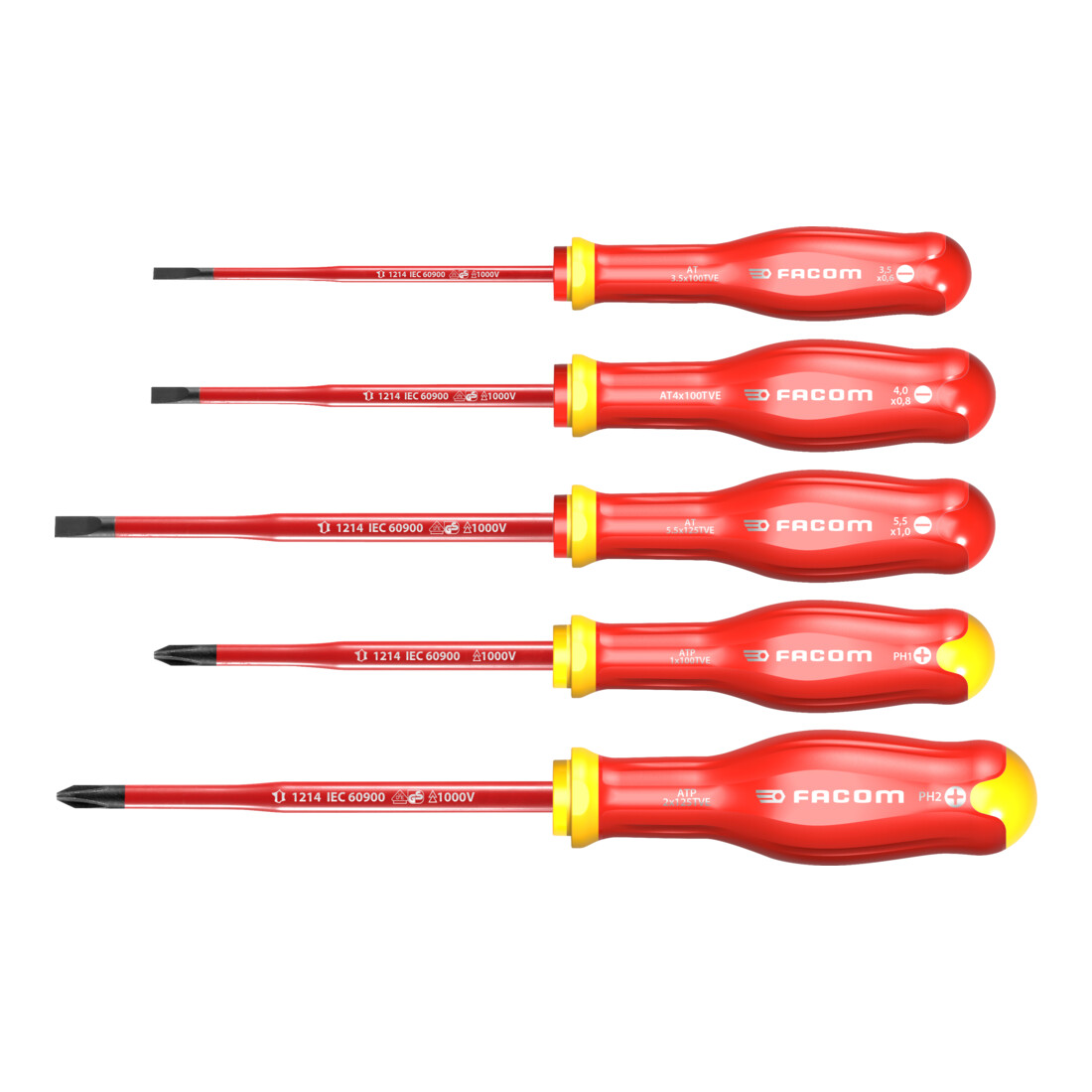 Facom Schroevendraaierset 5-dlg. 1000V