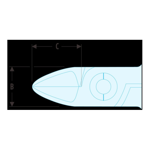 Facom Seitenschneider Micro-Tech bündig