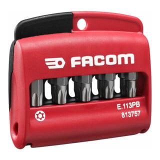 Facom Série 1 de 10 embouts dans porte-embouts