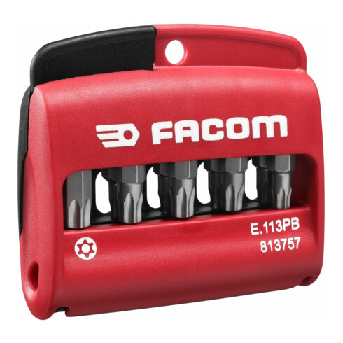 Facom Série 1 de 10 embouts dans porte-embouts