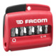 Facom Série 1 de 10 embouts dans porte-embouts-1