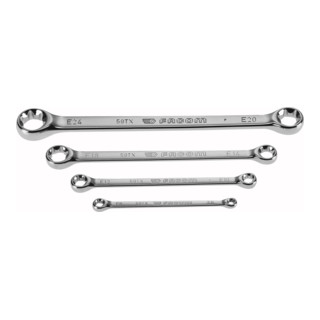 Facom Set 4 chiavi a doppio anello TX dritte