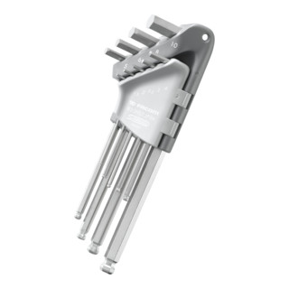 Facom Set 9 chiavi a brugola in acciaio inox