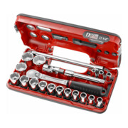 Facom Set bussole esagonali 1/2" 6 lati, 20 pezzi OGV-3