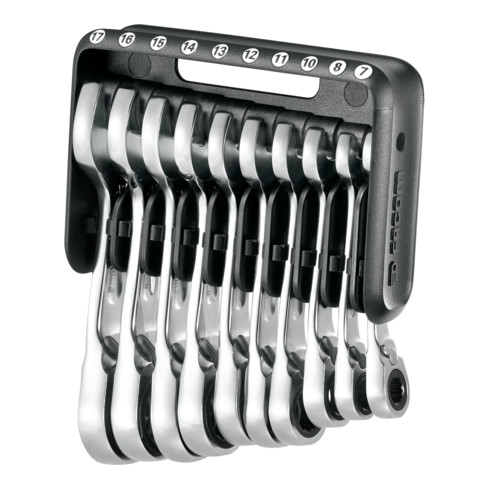 Facom Set chiavi combinati a cricchetto 10 pz