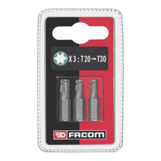 Facom Set de 3 embouts TX 12 Série 1
