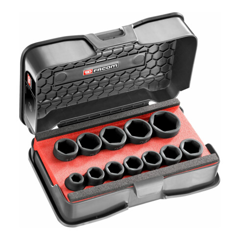 Facom Set de clés à douille Stubby 12 pièces