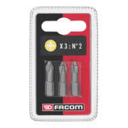 Facom Set di 3 Bit Serie 1 High Perf - PH2-1