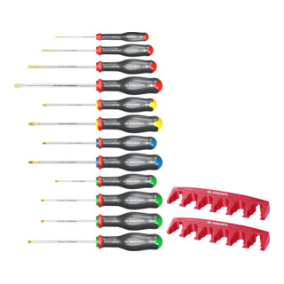 Facom Set di cacciaviti 12 pz + 2 supporti