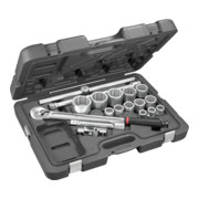 Facom Set di chiavi a bussola 3/4" 12 punti, 18 pezzi-1