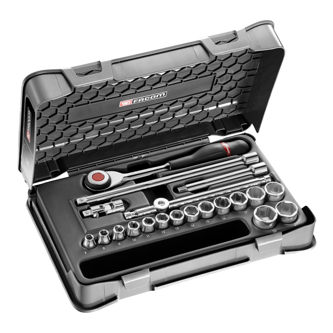 Facom Set di chiavi a bussola 3/8 J.360, 20 pz