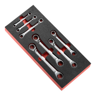 Facom Set di chiavi a cricchetto modulare, 7 pezzi
