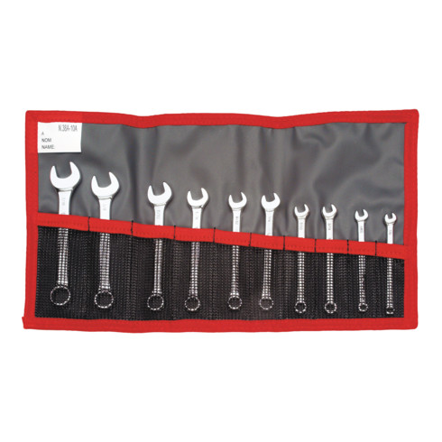 Facom Set di chiavi combinate, smussate a 15°, 14pz.