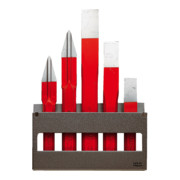 Facom Set di scalpelli piatti a profilo solido, con supporto, 5pz.