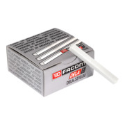 Facom Steatit blanc 10 × 100 mm, 50 pièces