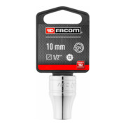 Facom Steckschlüssel 1/2 Zoll 12-Kant 10mm, SB-verpackt