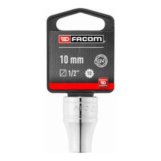 Facom Steeksleutel 1/2 inch 12-kant 10 mm, SB-verpakt