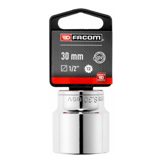Facom Steeksleutel 1/2 inch 12-kant 30 mm, blisterverpakking