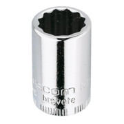 Facom Steeksleutel 1/4" 12-kant dun 3/8-1