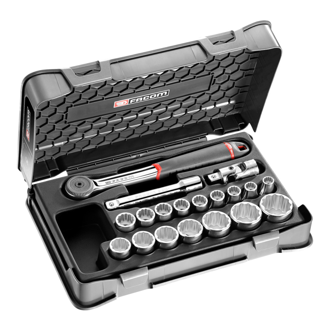 Facom Steeksleutelset 1/2 S.161B 19-dlg