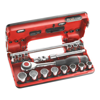 Facom Steeksleutelset 3/8" 6-kant D-Box