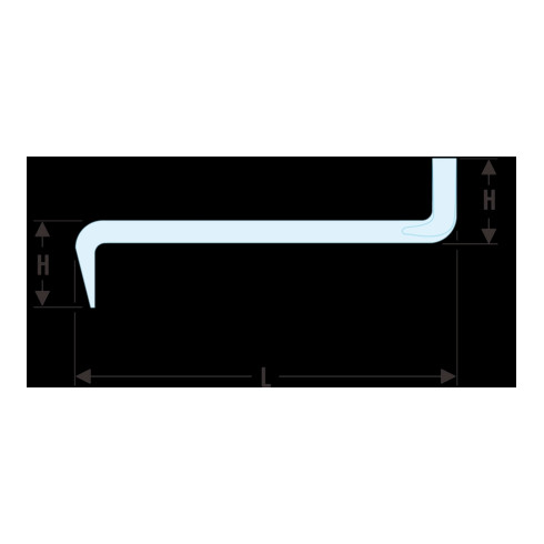 Facom Tournevis d'angle carré 5,5 mm